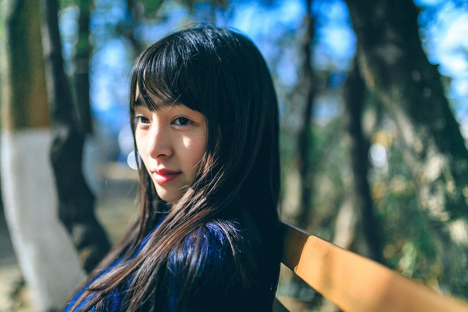 秋日萌妹子唯美生活写真
