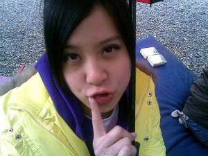 素颜女艺人黄小柔生活照