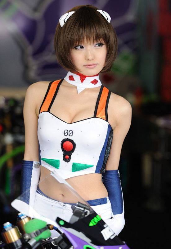 卡哇伊萌妹子cosplay凌波丽写真