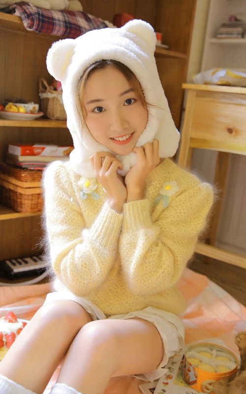 甜美清纯萝莉白丝美腿妖娆抚媚娆性感写真图片