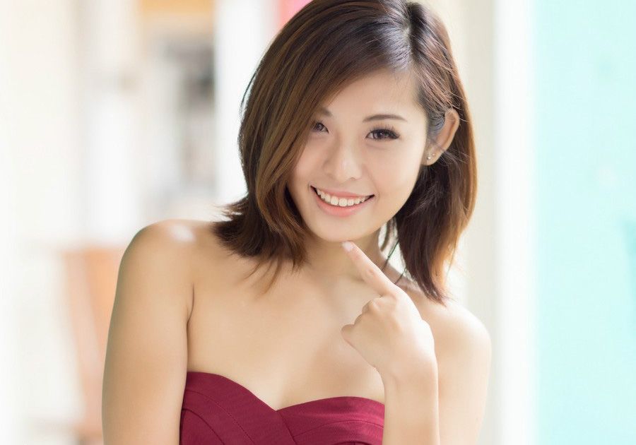 性感小美女高清街头写真