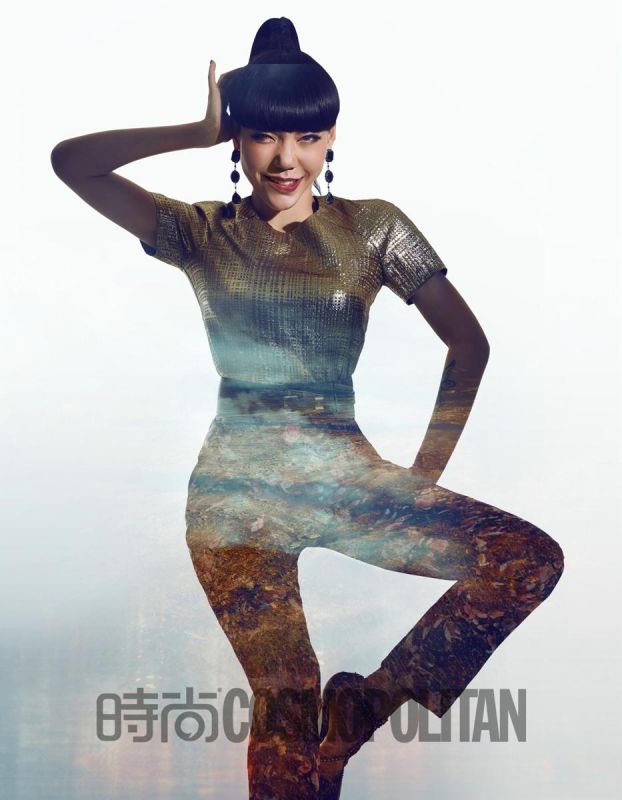 女星吴莫愁时尚造型高清写真