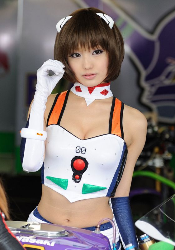 卡哇伊萌妹子cosplay凌波丽写真