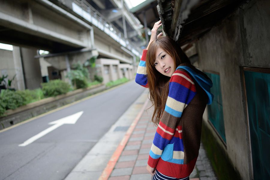 邻家女孩可爱清纯街拍图集