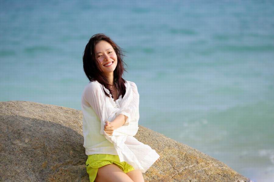 小清新江一燕唯美动人写真