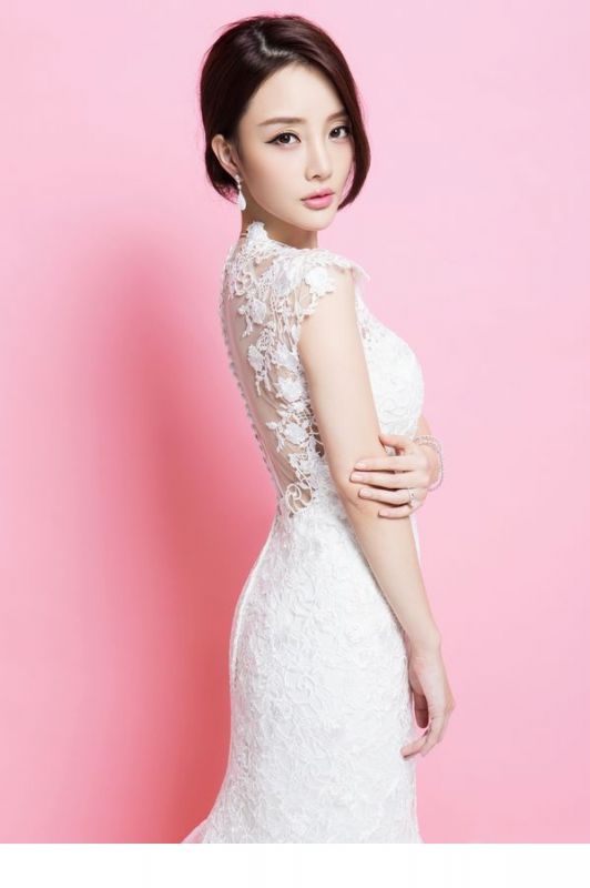 美女明星李小璐唯美婚纱图片