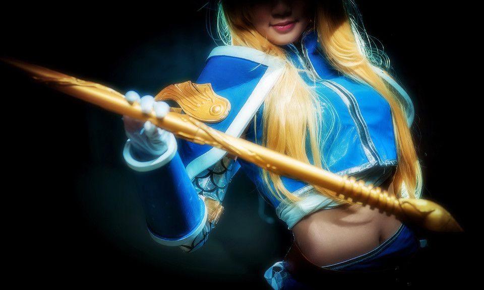 萌妹子cosplay游戏女巫角色高清图集