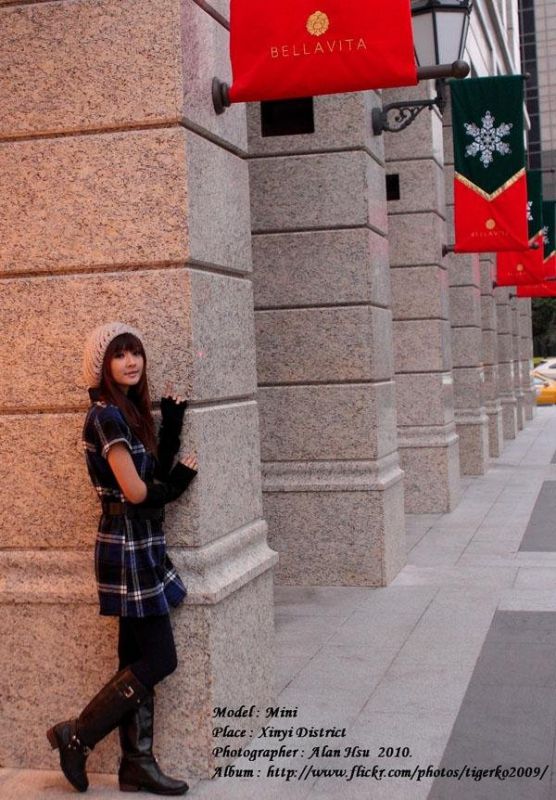 可爱萌妹子冬日清新可人写真