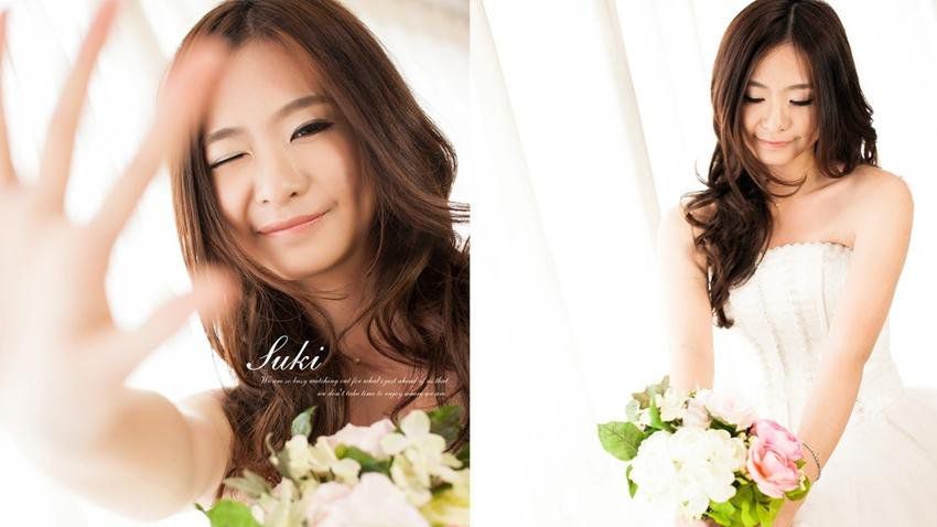 萌妹子纯白婚纱唯美写真