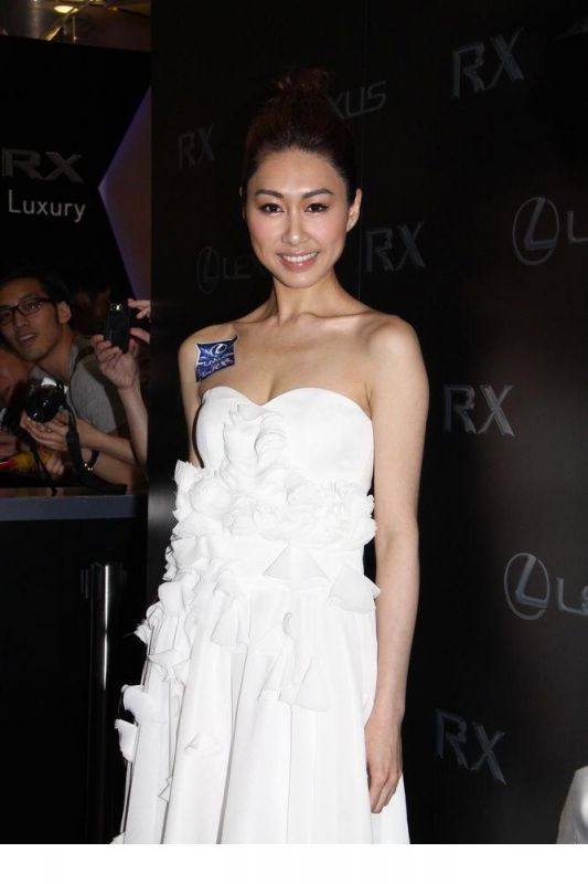 TVB女星胡定欣性感美背活动照