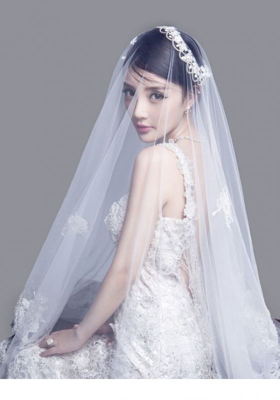 美女明星李小璐唯美婚纱图片