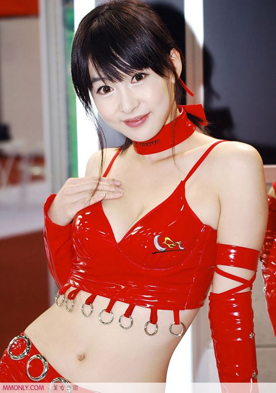 韩国嫩模李佳娜车展高清写真
