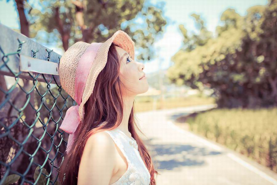 小清新美眉户外唯美写真