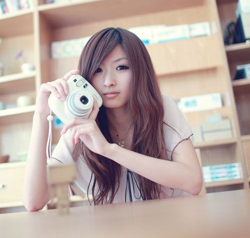 养眼萌妹子户外清新写真