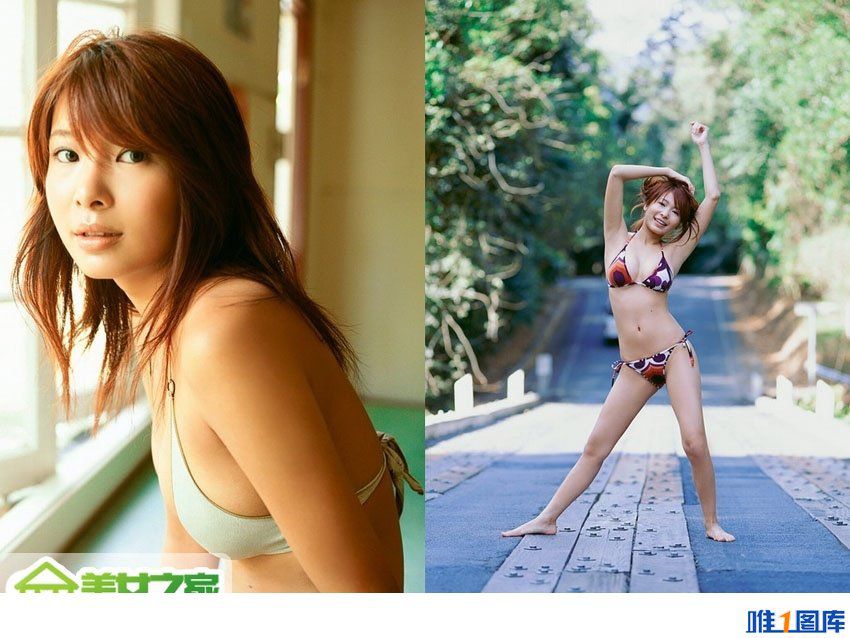 性感美女makiyo沙滩比基尼写真