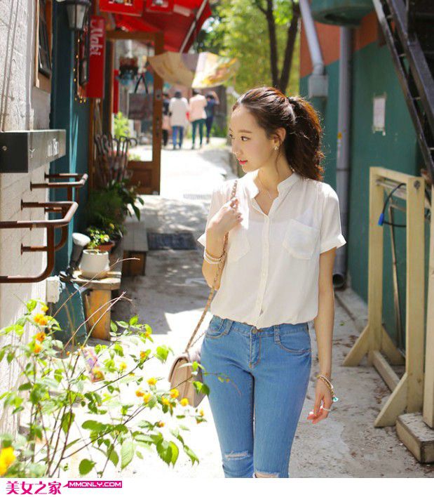 街头甜美小美女高清诱人写真
