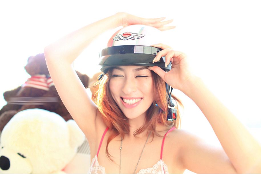 阳光美女清新迷人写真