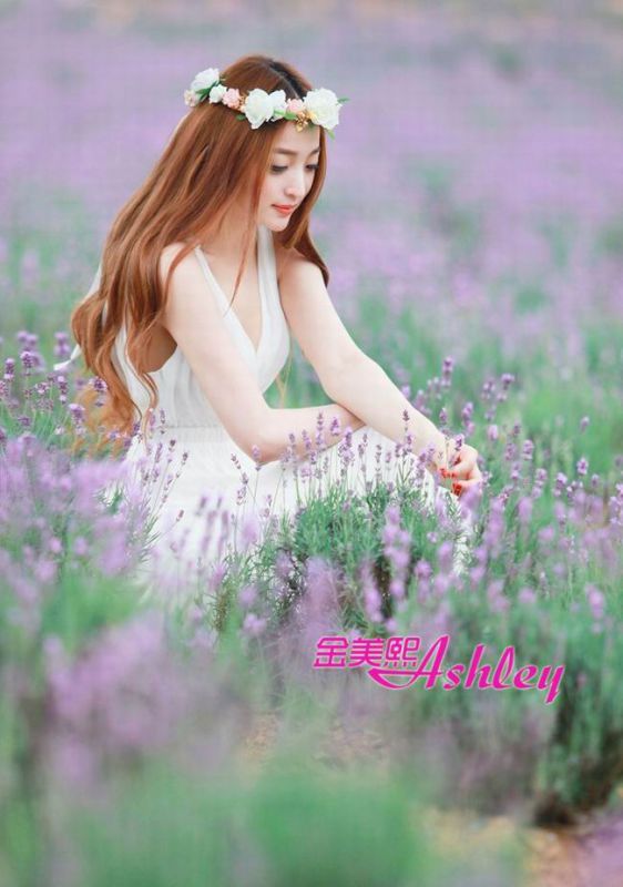 薰衣草花海邂逅金美熙户外写真