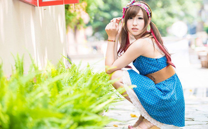 甜心萌妹子唯美小清新写真