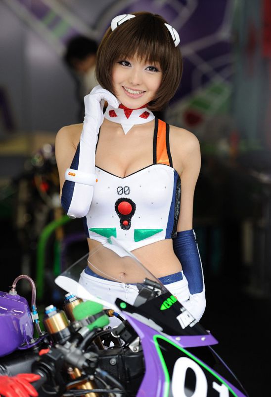 卡哇伊萌妹子cosplay凌波丽写真