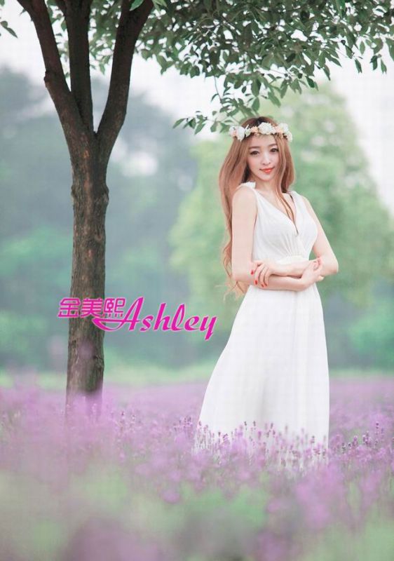 薰衣草花海邂逅金美熙户外写真