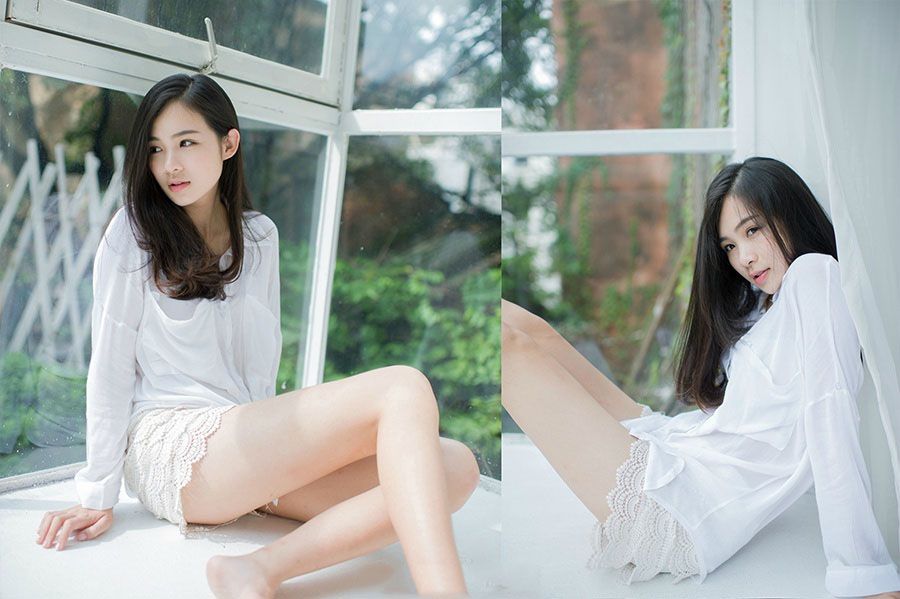 长发美女私房爆乳唯美写真