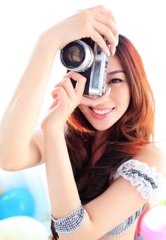阳光美女清新迷人写真