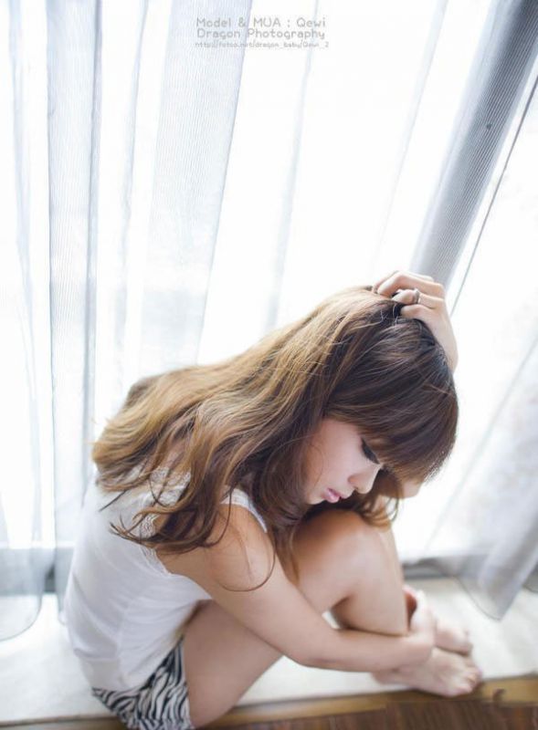 清纯萌妹子居家生活照