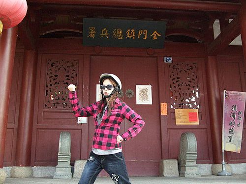 素颜女艺人黄小柔生活照