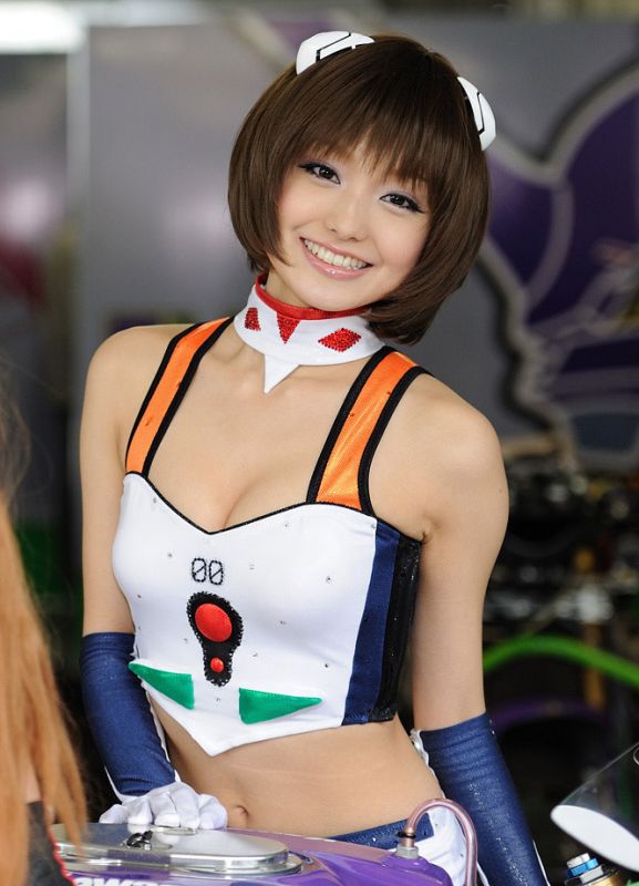 卡哇伊萌妹子cosplay凌波丽写真