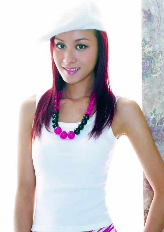 叶一茜甜美笑容高清写真