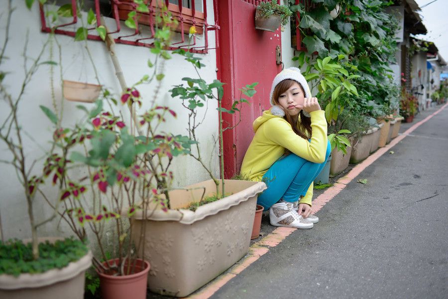 邻家女孩可爱清纯街拍图集