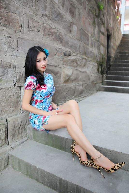 小清新古装美女户外高清写真