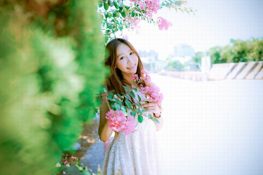 小清新美眉户外唯美写真