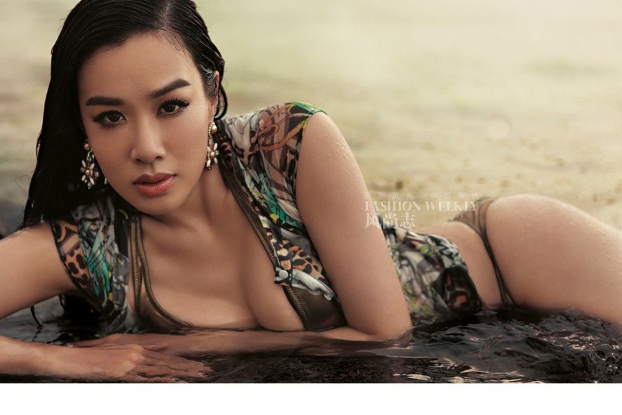 女神钟丽缇性感内衣高清写真