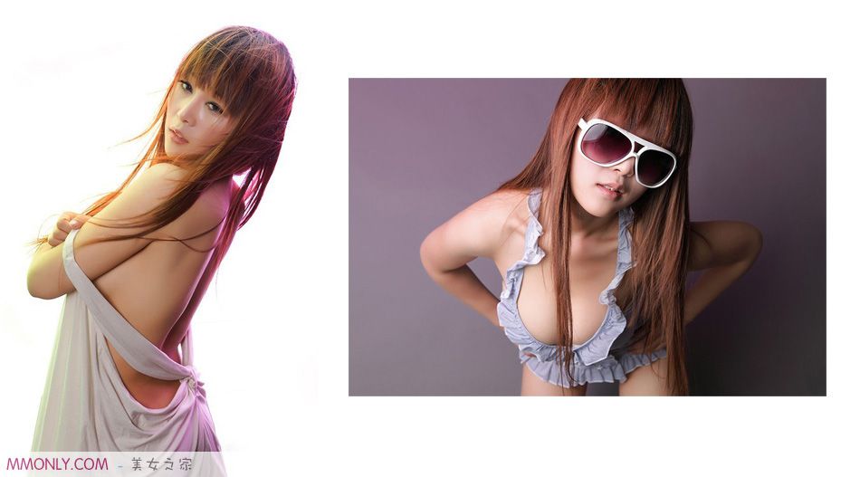 非主流清纯爆乳美女性感写真