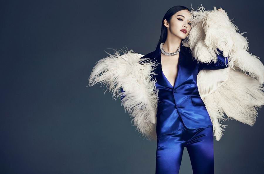 惊艳红唇女神姚晨高清图片