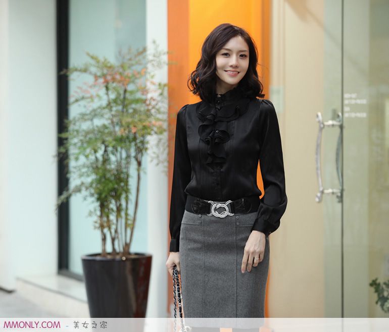 街拍韩国时尚美女高清写真