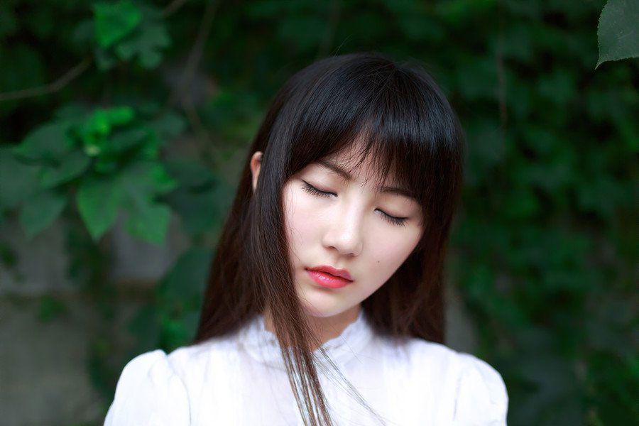 清纯靓丽美女小清新户外写真
