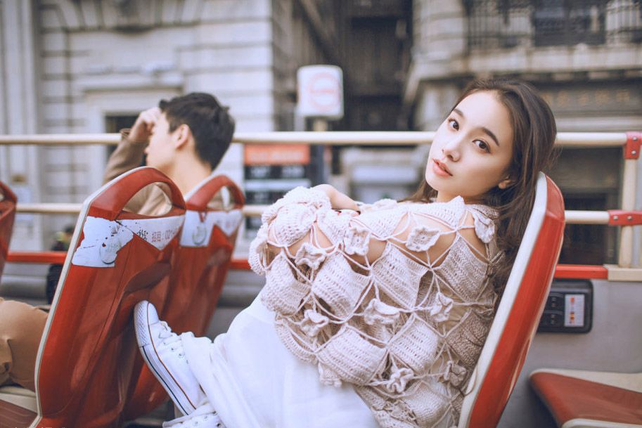 程砚秋清新文艺范唯美写真