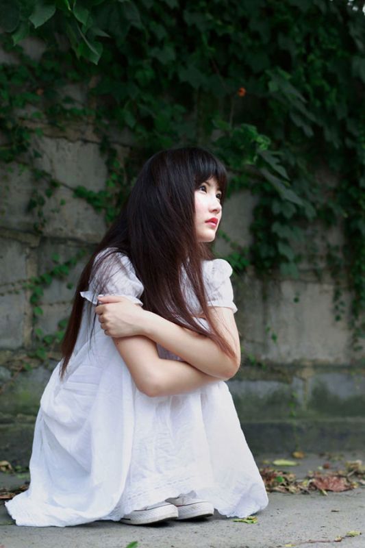清纯靓丽美女小清新户外写真