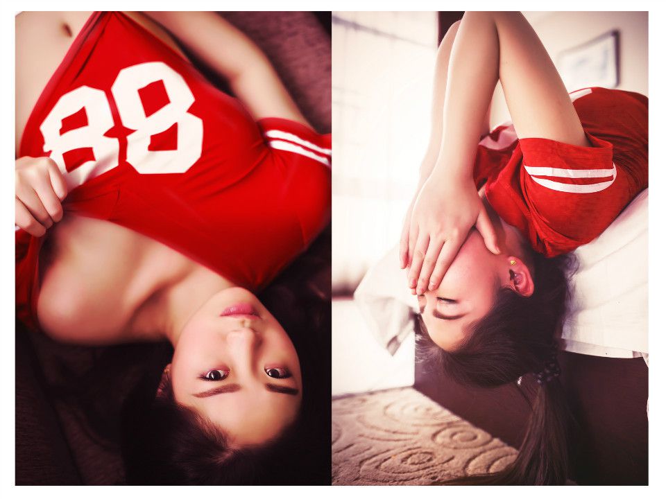90后足球宝贝私房性感写真
