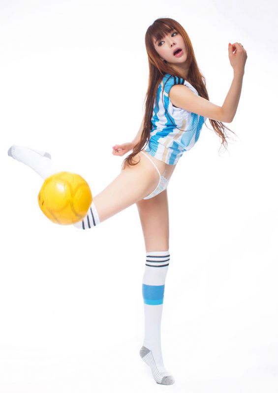 性感足球宝贝私房诱人写真