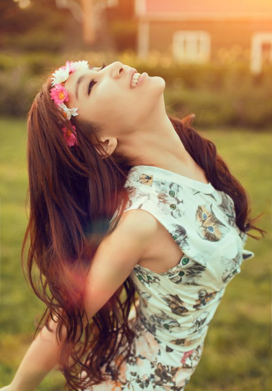 张梓瑗朦胧意境唯美写真