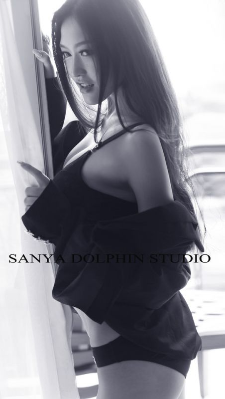 性感美女黑色内衣写真集