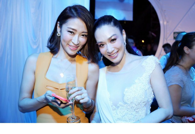 女星钟丽缇长裙高清活动照