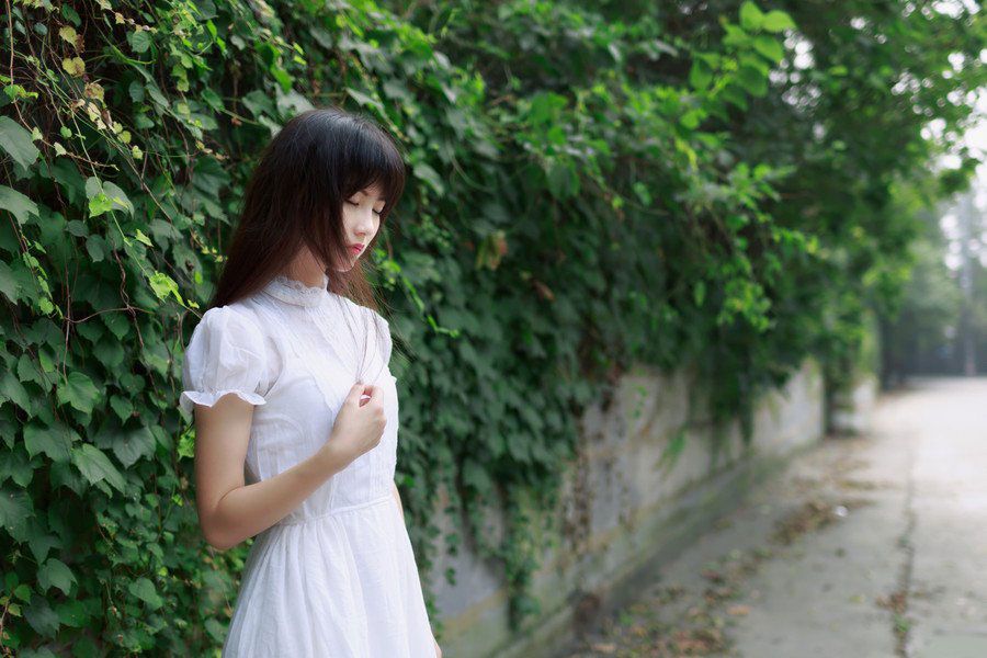 清纯靓丽美女小清新户外写真