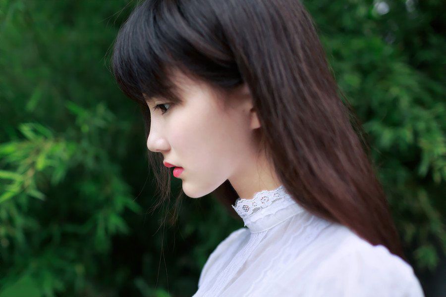 清纯靓丽美女小清新户外写真