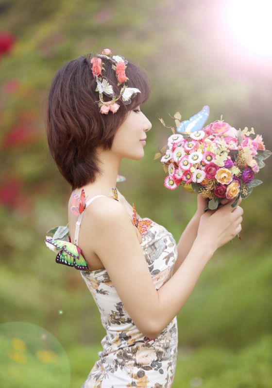 张梓瑗朦胧意境唯美写真