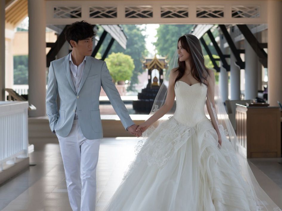 伊能静唯美浪漫婚纱高清写真